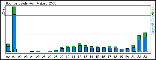 Hourly usage