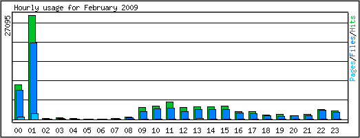 Hourly usage